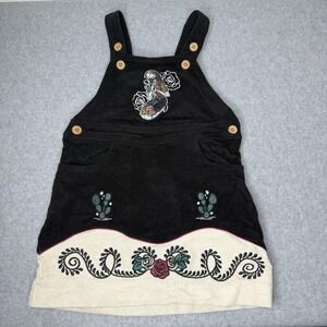 Disney Boxlunch Nightmare Before Christmas Sally Overall Corduroy Dress Girls 3T